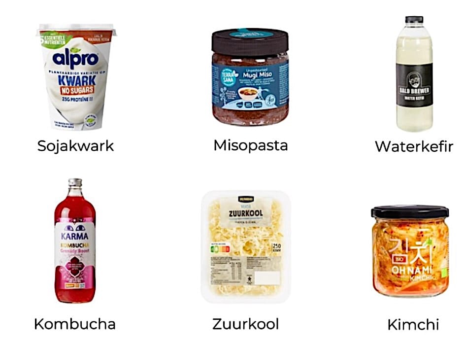 Producten die goed zijn voor het darmmicrobioom